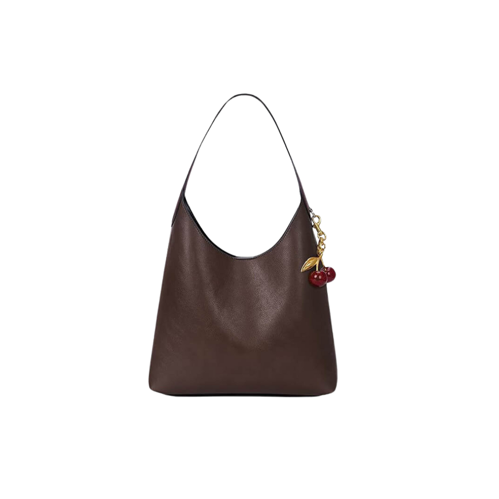 Clotilde | Borsa in Pelle Sintetica con Charm a Ciliegia