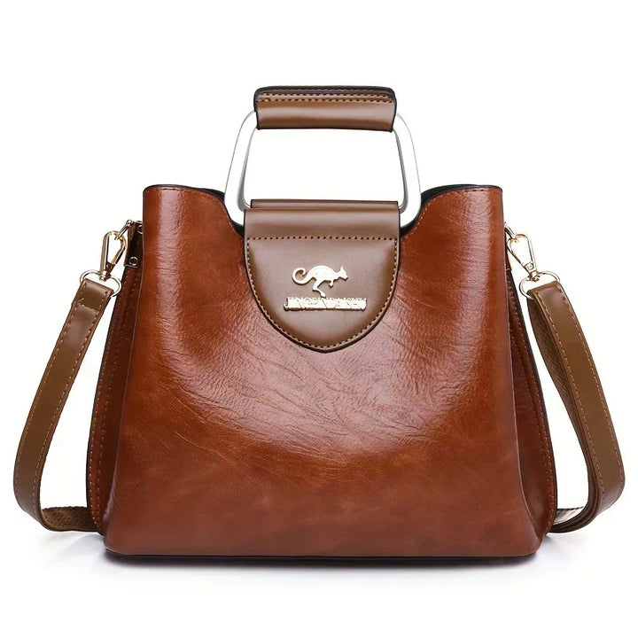 Isabella - Elegante Borsa a Secchiello in Pelle