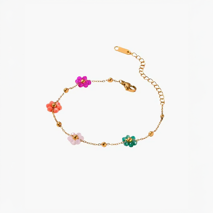 Floréna | Bracciale con Charm a Fiore Fatti a Mano