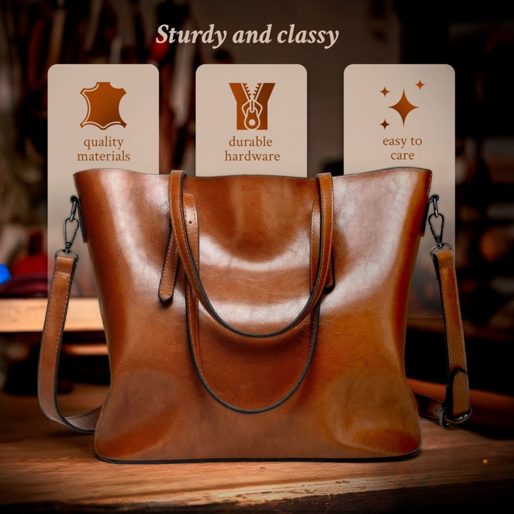 Jane | Borsa a Spalla in Pelle Vintage Senza Tempo