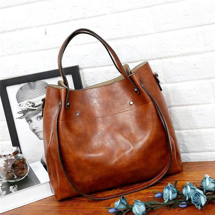 Riley - Set di 4 Borse in Pelle Vintage Soft