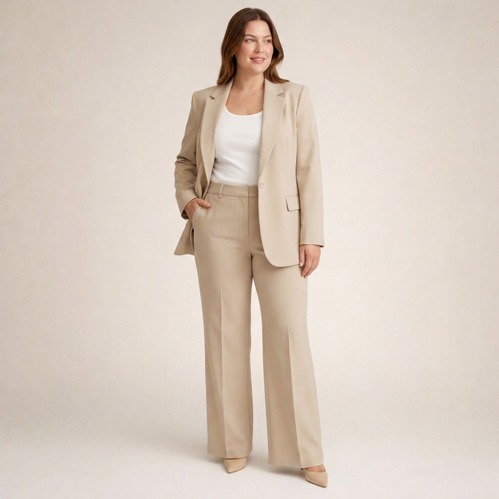 Vanessa | Completo Elegante con Pantaloni a Zampa