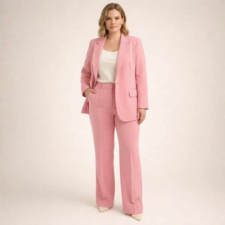 Vanessa | Completo Elegante con Pantaloni a Zampa