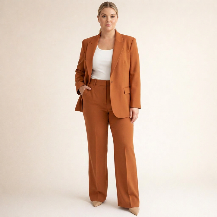 Vanessa | Completo Elegante con Pantaloni a Zampa