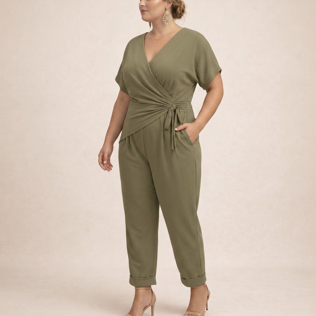 Magda | Tuta Elegante con Avvolgimento