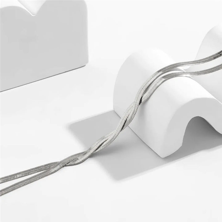 Flaira – Collana a Catena Regolabile in Aspetto Oro