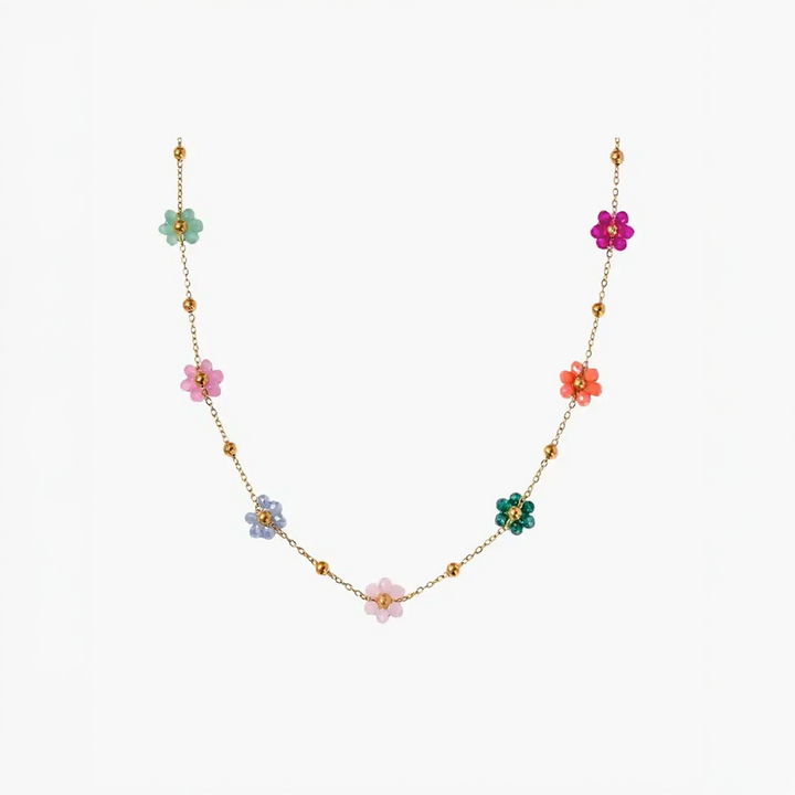 Marélia | Collana con Perline di Fiori Fatte a Mano