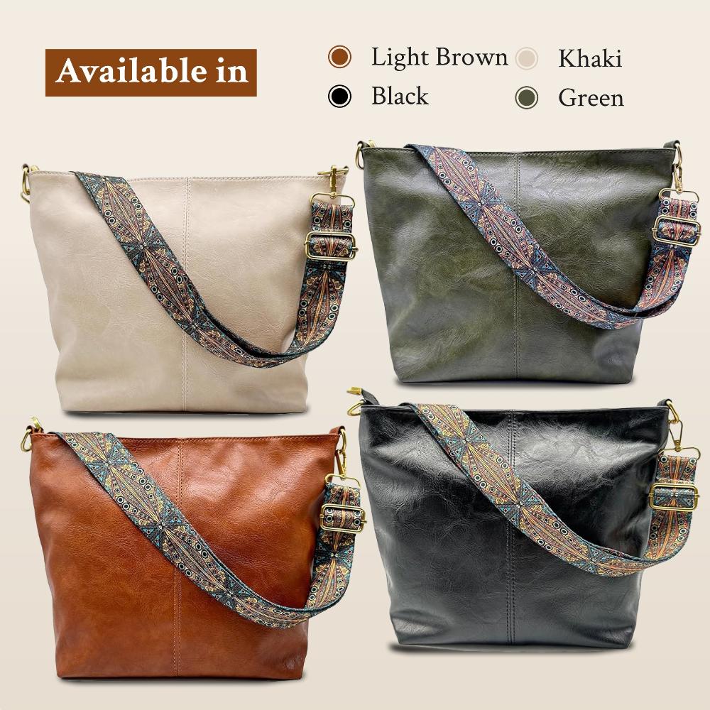 Linda - Borsa a Spalla in Pelle Vintage Charm
