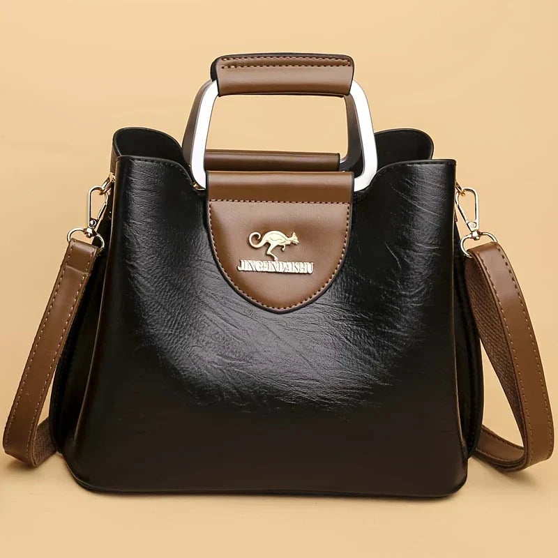 Isabella - Elegante Borsa a Secchiello in Pelle