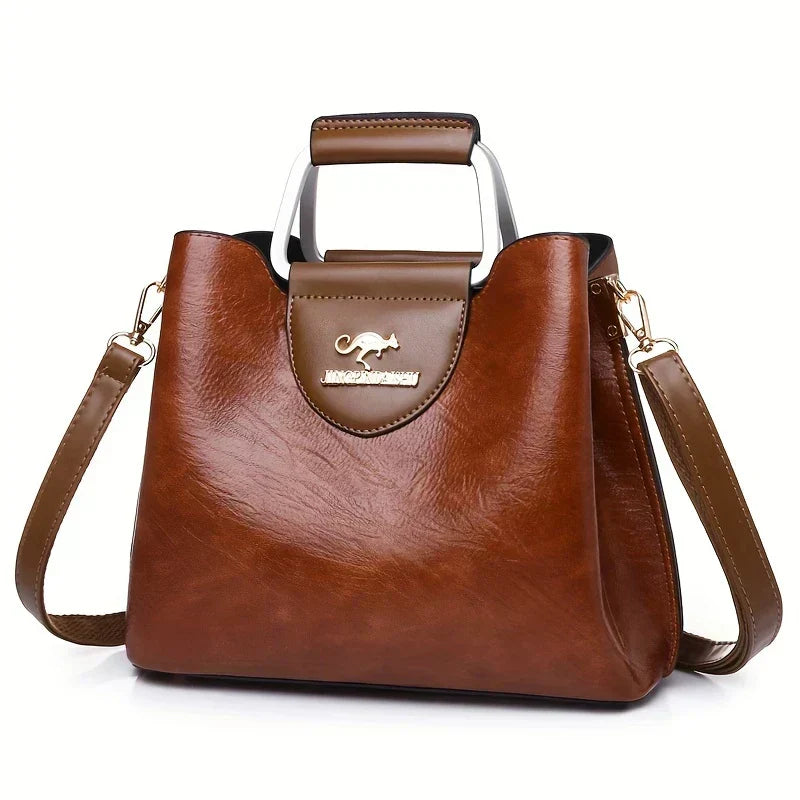Isabella - Elegante Borsa a Secchiello in Pelle
