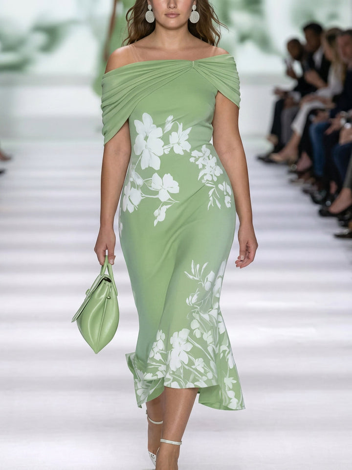Frederique | Abito Elegante con Stampa Floreale