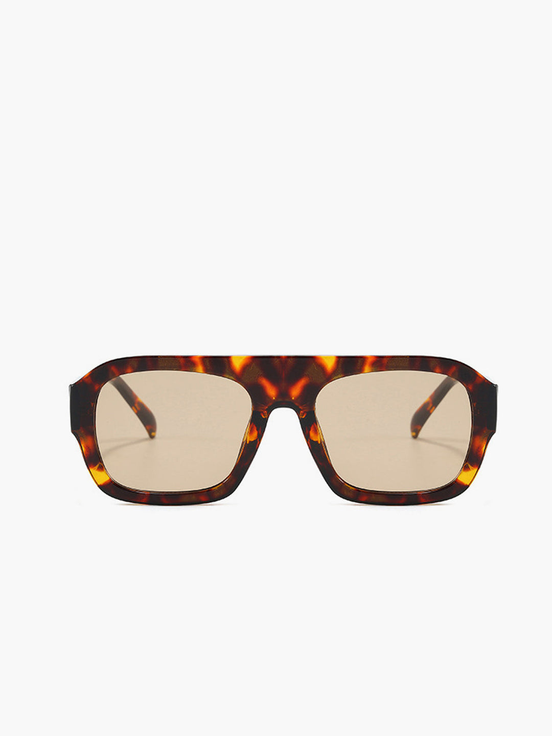 Occhiali da sole, forma piatta, oversize, montatura spessa, acetato, marrone o nero, Donna