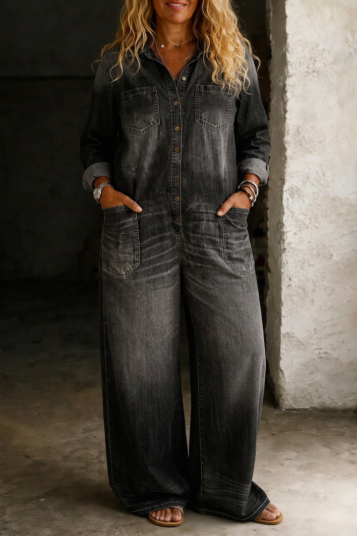 Lena | Tuta Denim Comfort Casual
