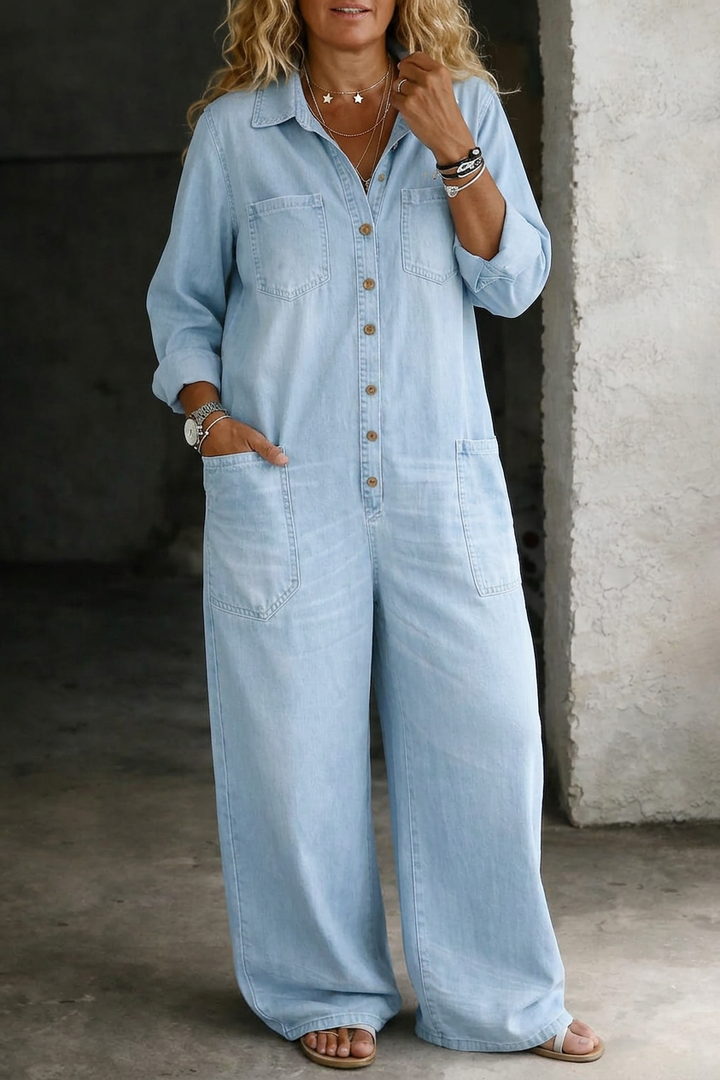 Lena | Tuta Denim Comfort Casual