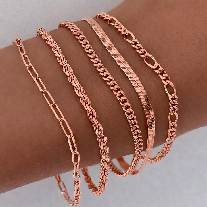 Set di Bracciali Ellis Renner | Oro