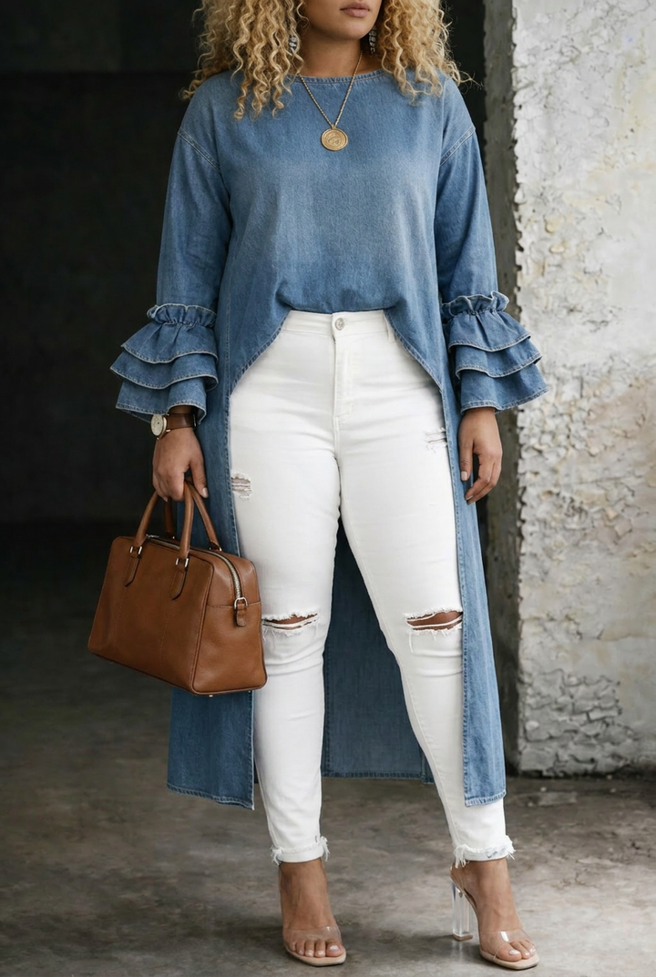 Ashley | Maglietta in Denim Casual