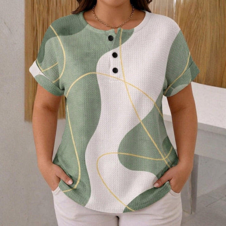 Abigail | Blusa Color Block Casual