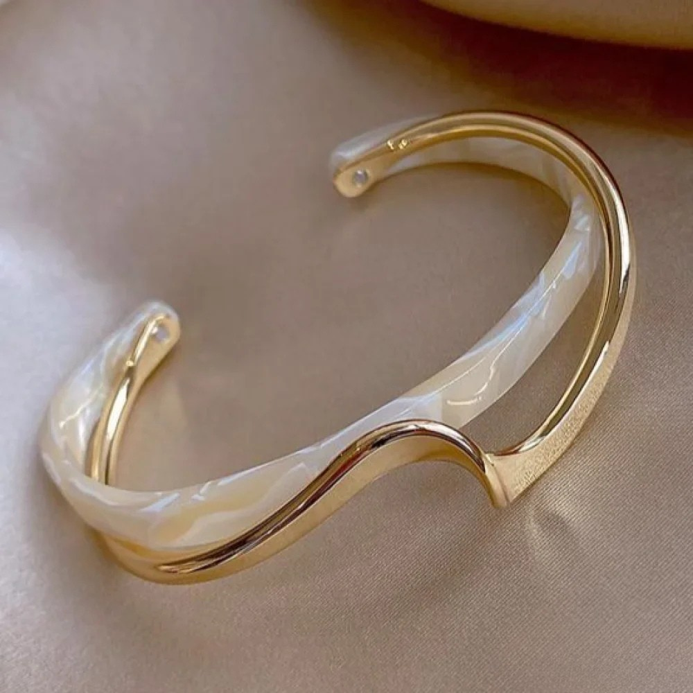 Bracciale d'Oro con Opale Bianco