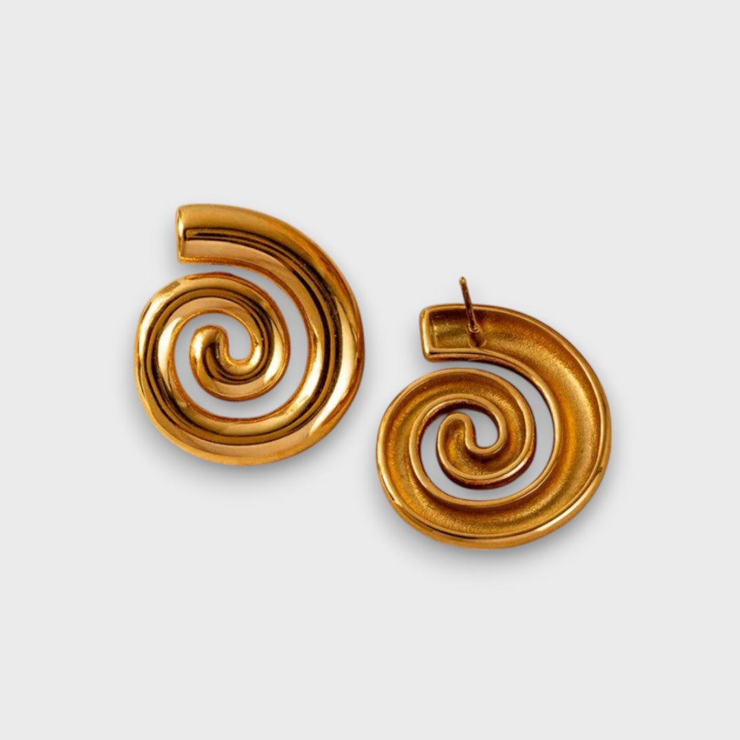 Jay – Orecchini a spirale con leggerezza moderna
