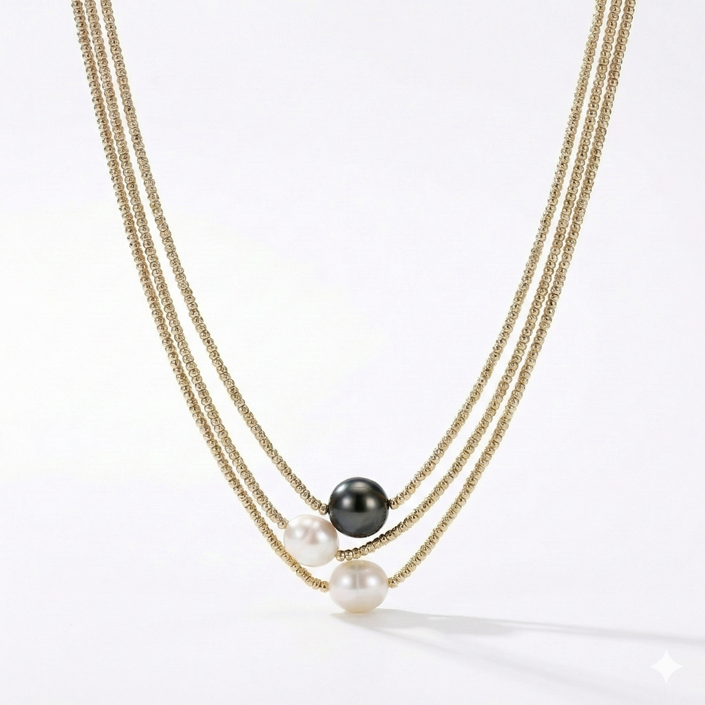 Vien– Collana a strati con perle