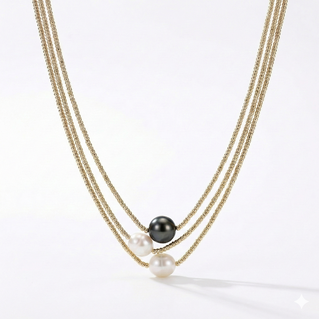 Vien– Collana a strati con perle