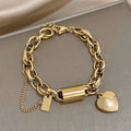 Amoria – Bracciale in Oro con Accento a Cuore