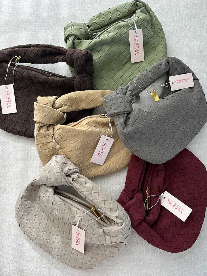 Anemone | Mini Borsa in Suede Intrecciato