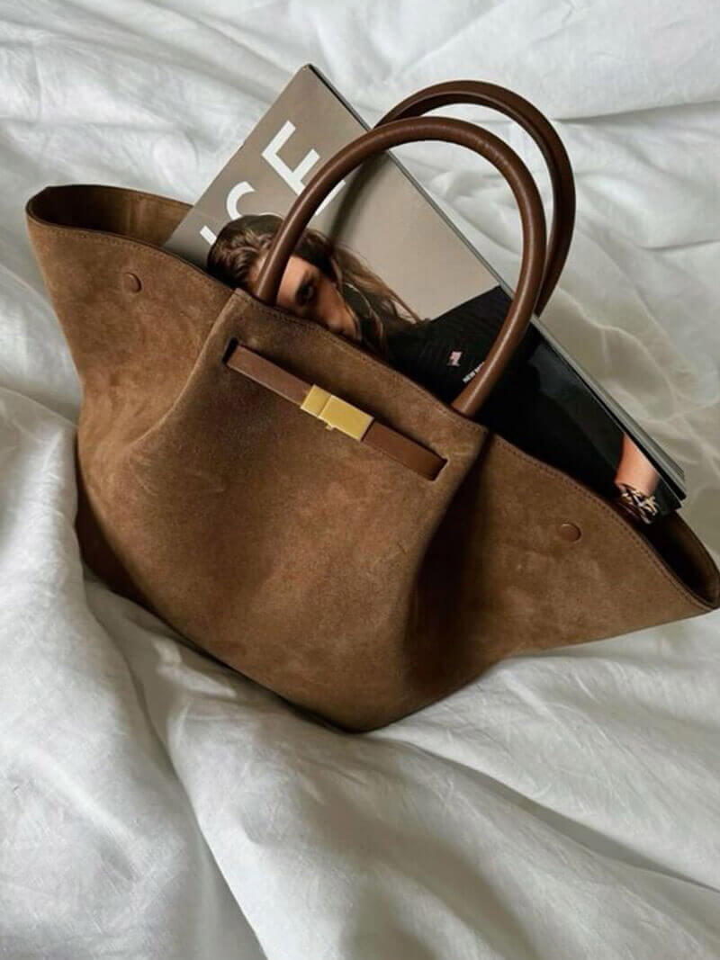Armandine | Borsa in Pelle Scamosciata