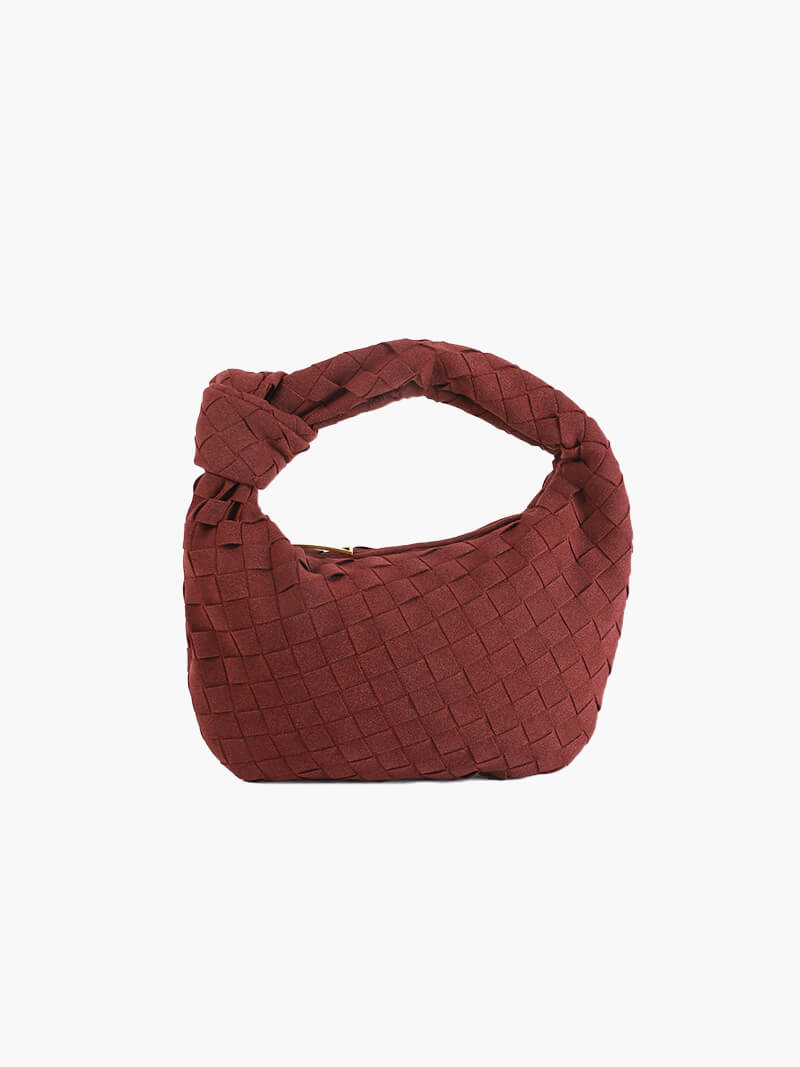 Anemone | Mini Borsa in Suede Intrecciato