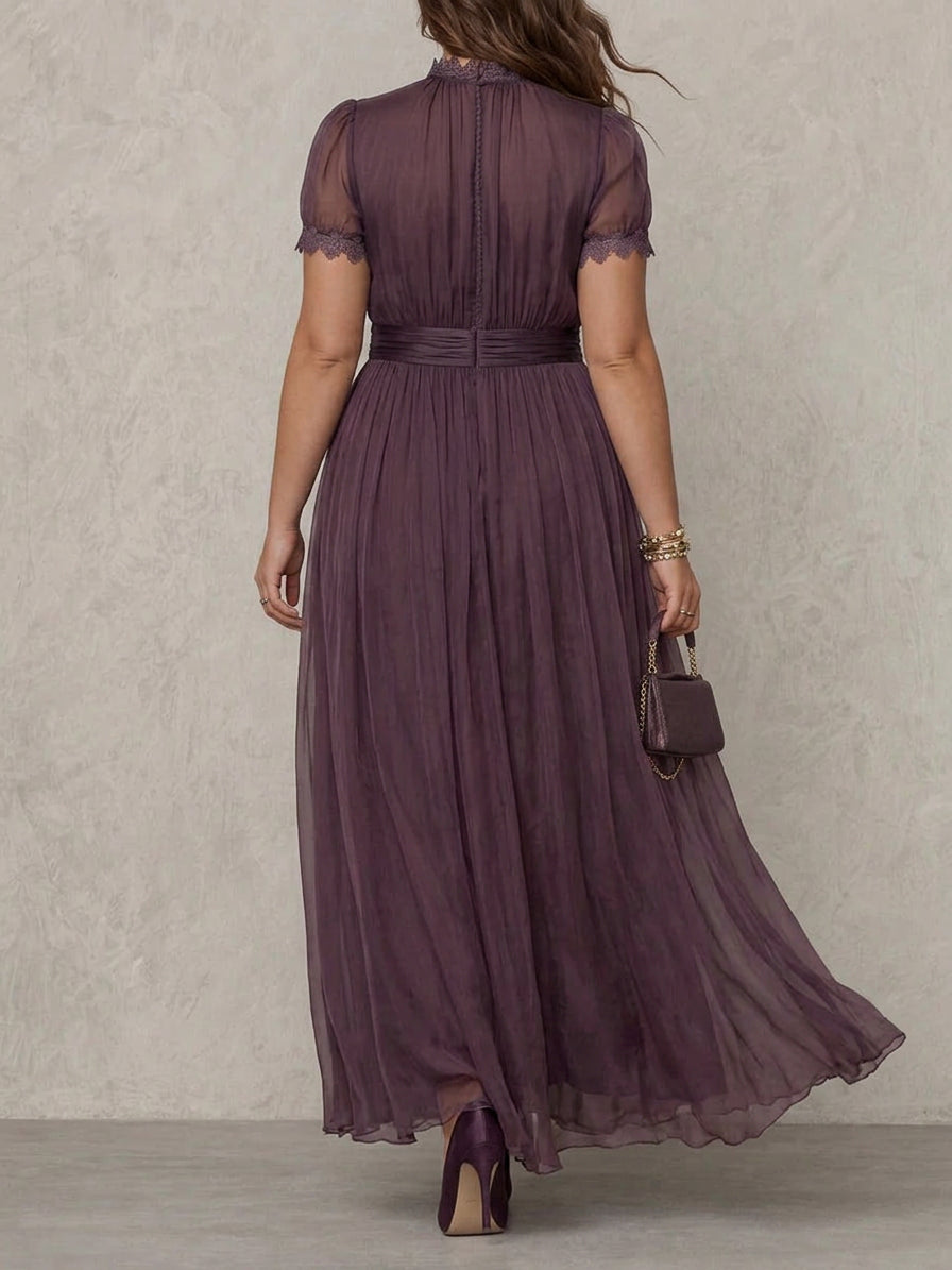 Fiore | Abito Lungo in Chiffon Vintage Elegante