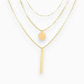 Zénévia | Collana d'Oro con Design a Strati