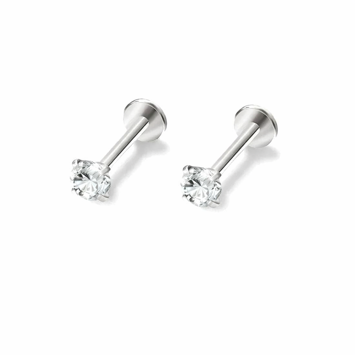 Lioranna – Orecchini a Piercing Minimalisti con Cristalli