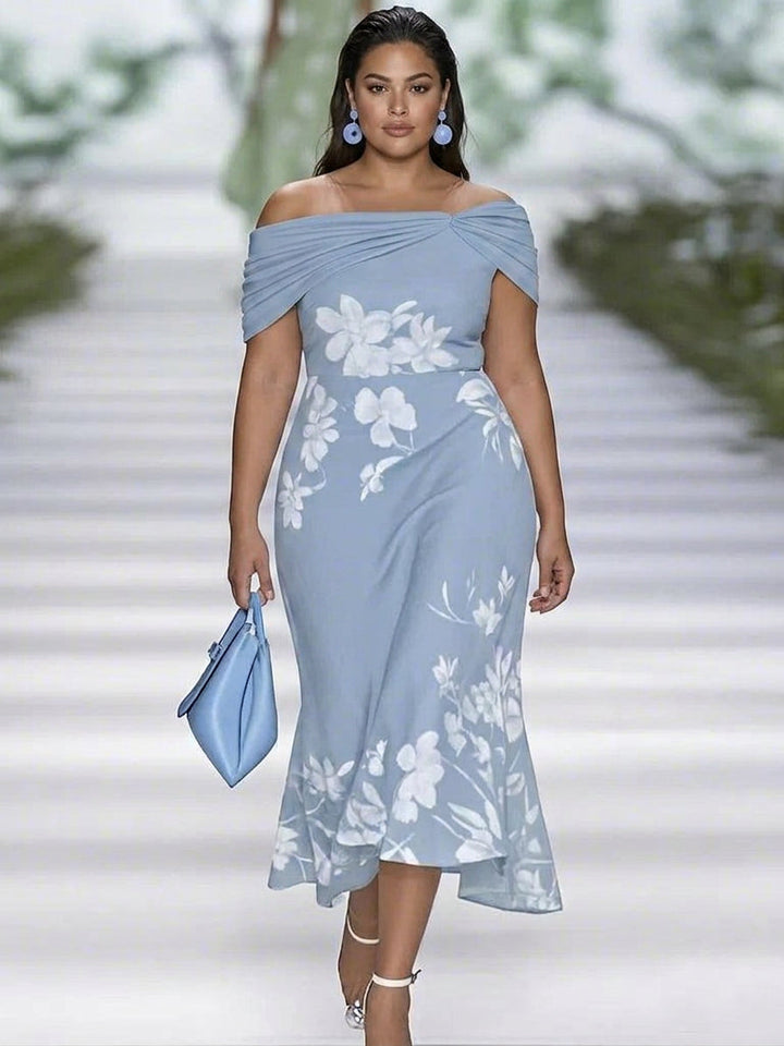 Frederique | Abito Elegante con Stampa Floreale