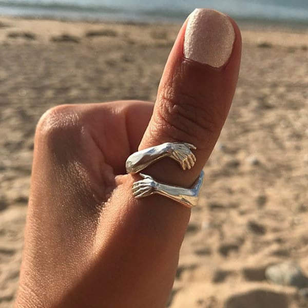 Baguette – Anello Regolabile con Forma Abbracciante