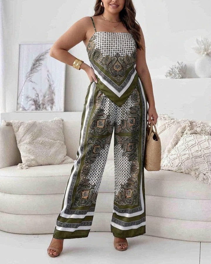 Elena | Completo Due Pezzi Elegante con Laccetti Vacanze Estive