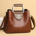 Isabella - Elegante Borsa a Secchiello in Pelle