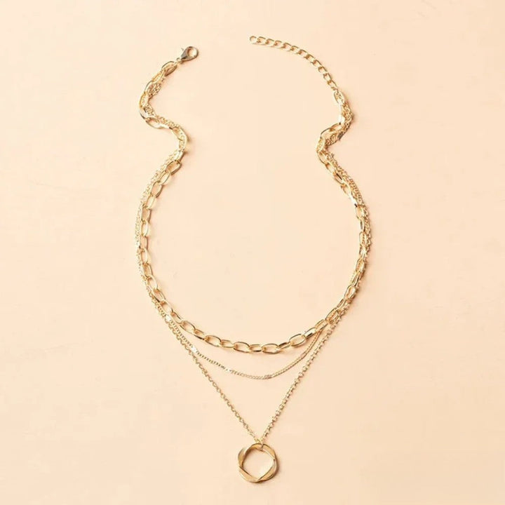 Avine – Collana Retro in Aspetto Oro