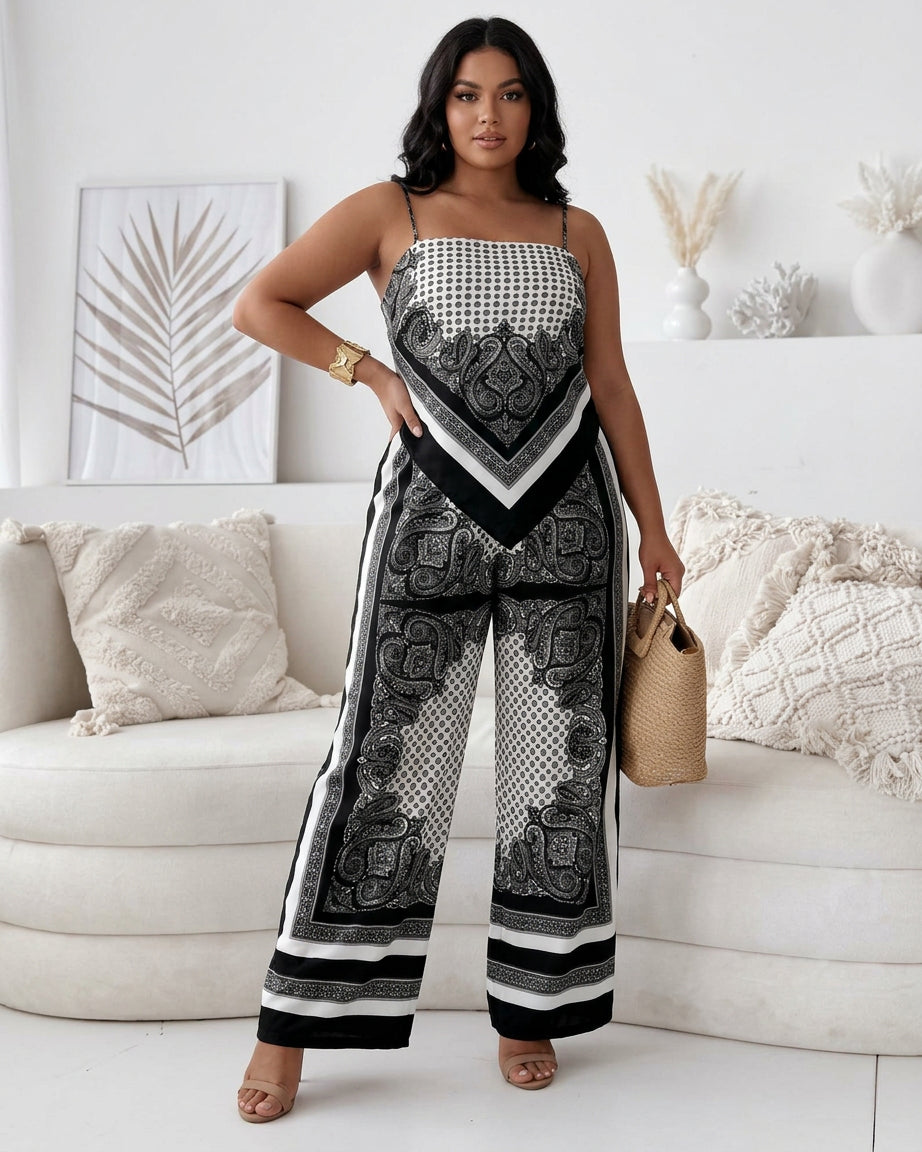 Elena | Completo Due Pezzi Elegante con Laccetti Vacanze Estive