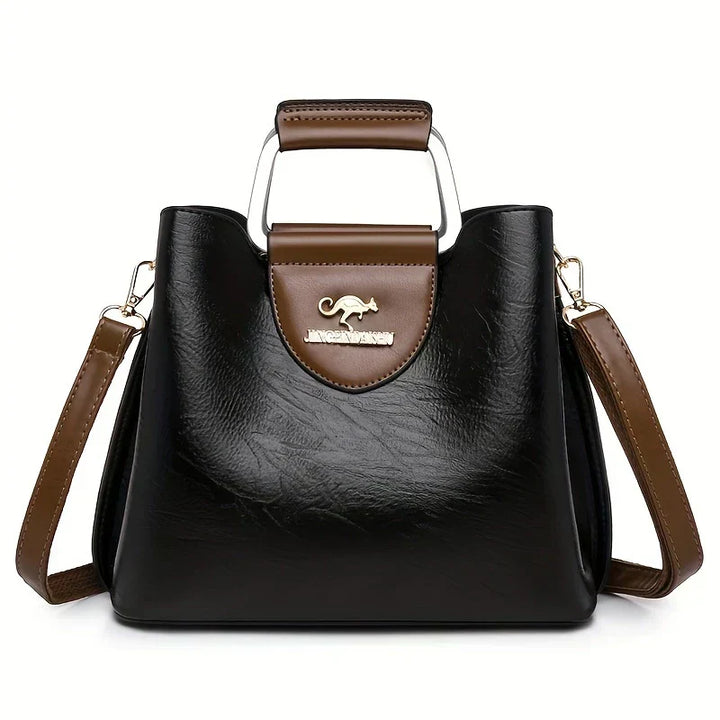 Isabella - Elegante Borsa a Secchiello in Pelle