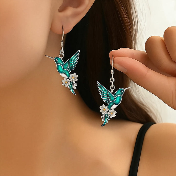 Avanne – Set di Gioielli Colibrì con Grazia Floreale