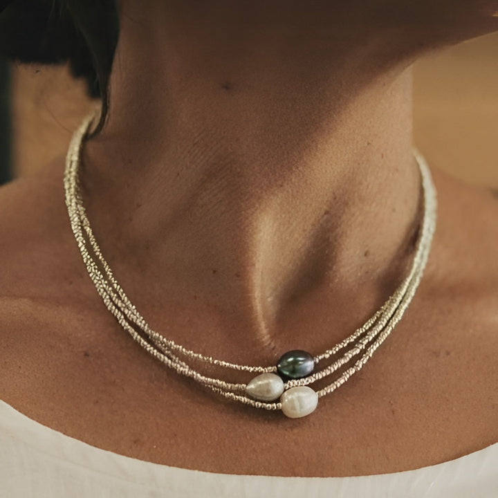 Vien– Collana a strati con perle