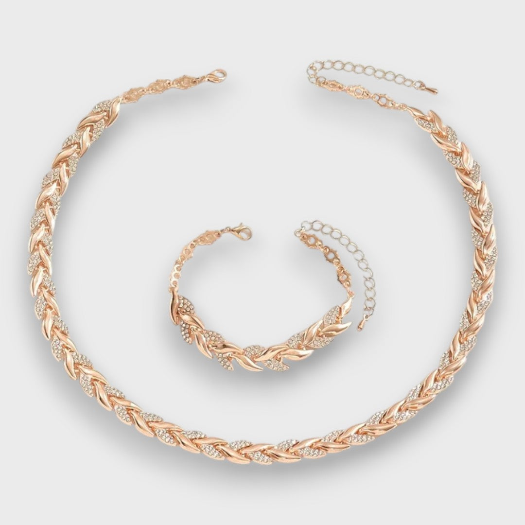 Naria – Set di Gioielli Eleganti con Strass a Coda di Pesce