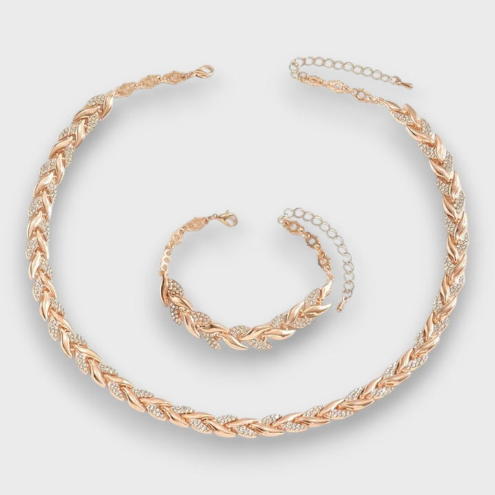 Naria – Set di Gioielli Eleganti con Strass a Coda di Pesce