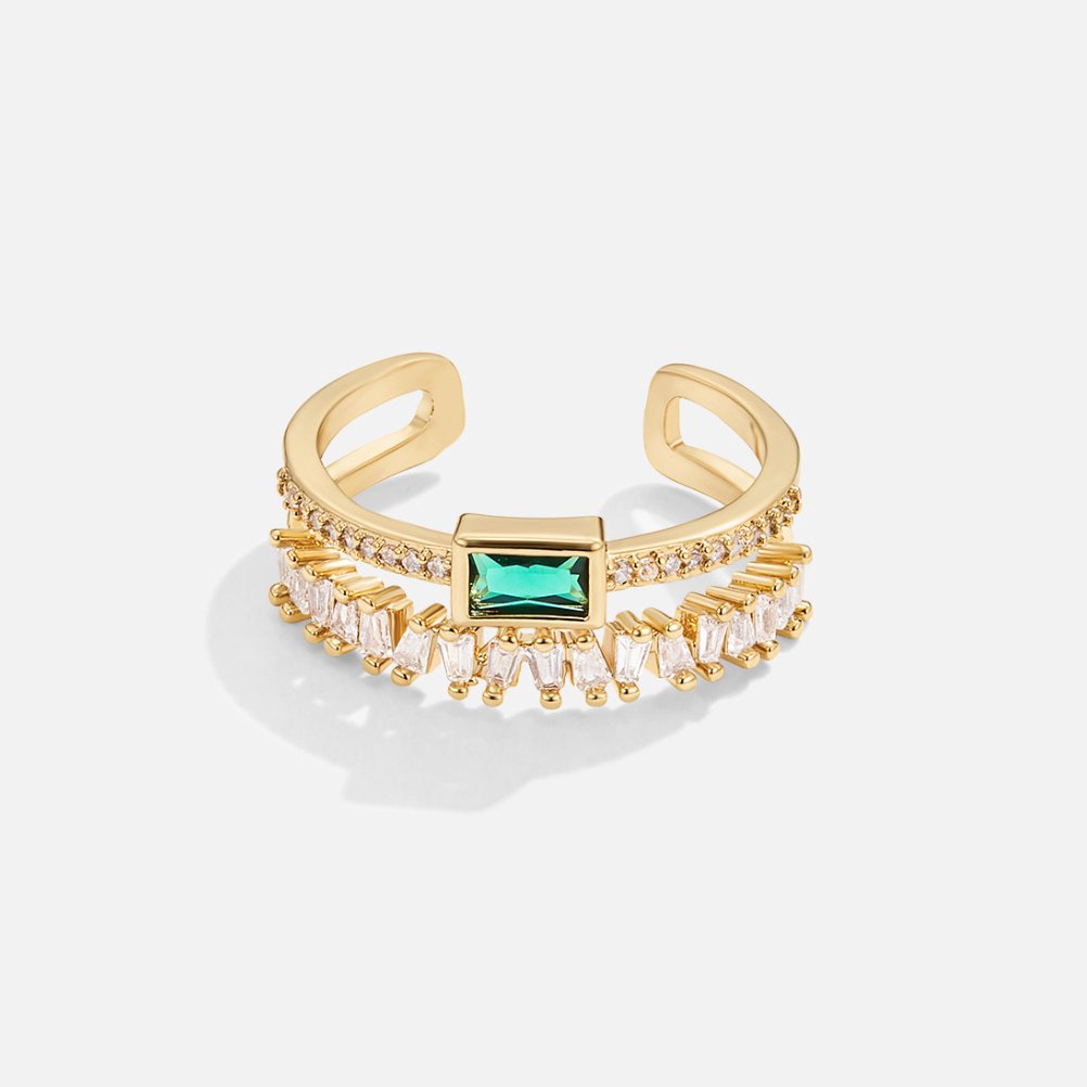 Ella – Anello in Cristallo Stratificato