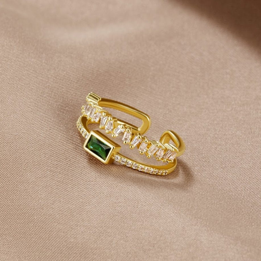 Ella – Anello in Cristallo Stratificato