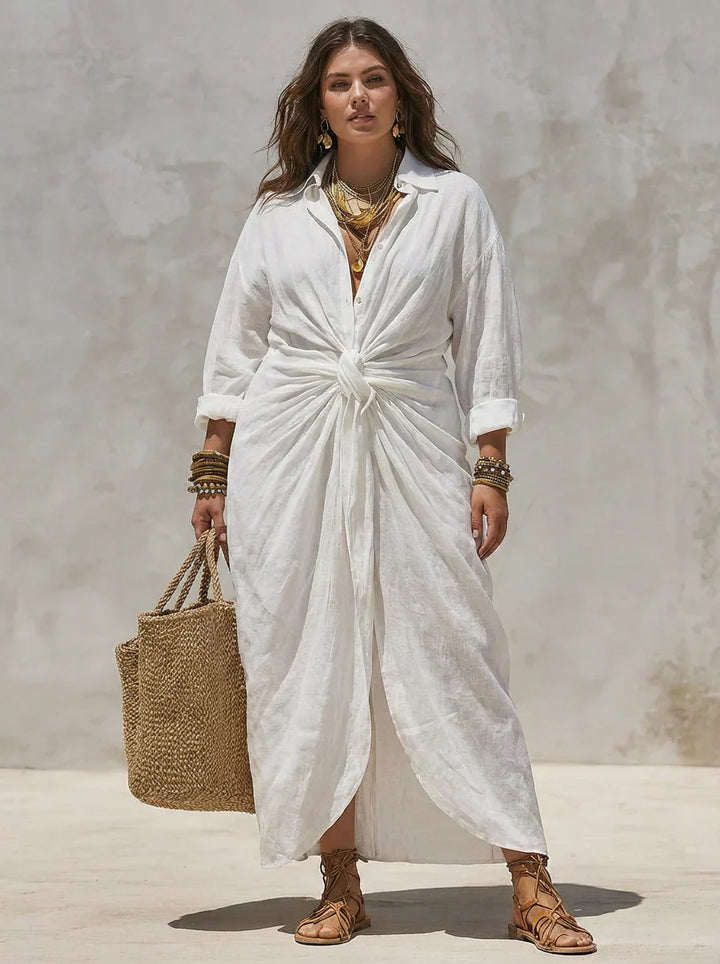 Aria | Vestito Maxi con Nodo