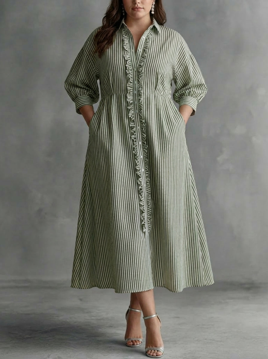 Elin | Abito Maxi a Righe