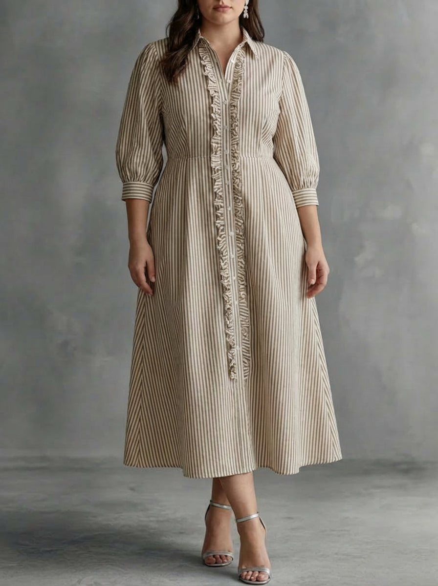 Elin | Abito Maxi a Righe