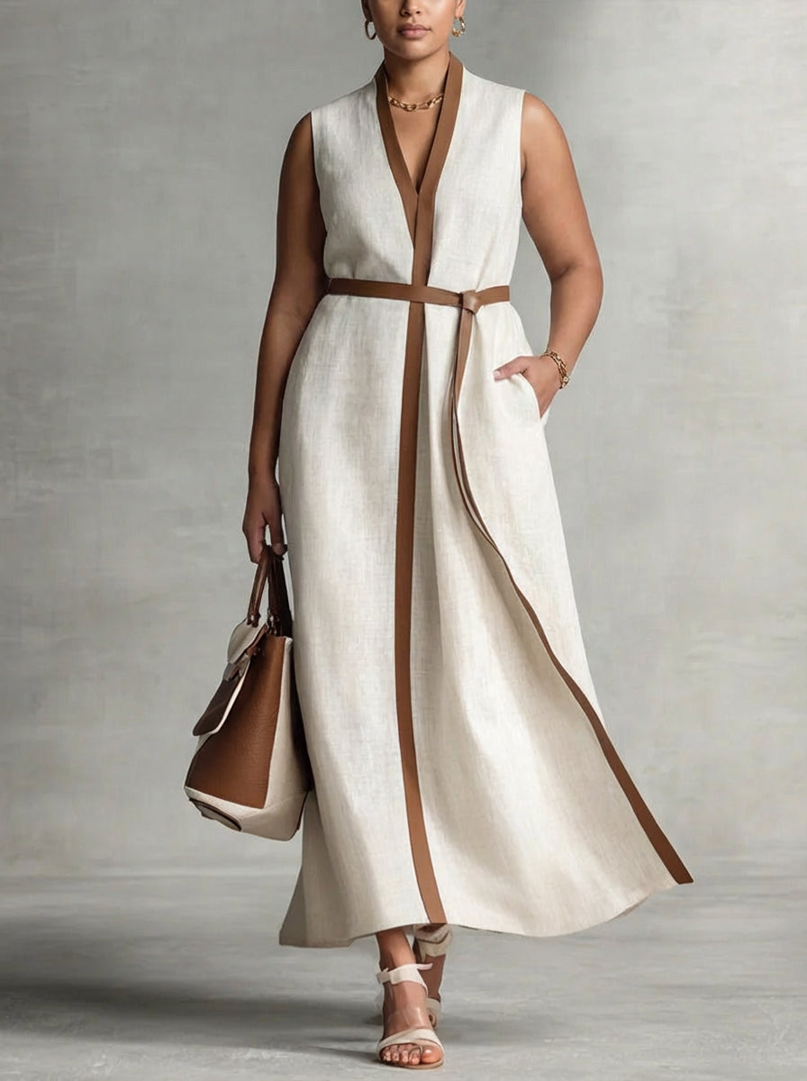 Aria | Vestito Maxi Senza Maniche
