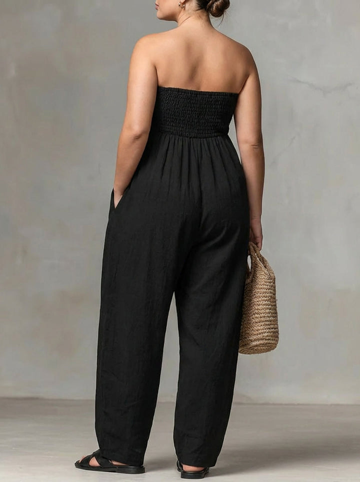 Nova | Abito Maxi Senza Spalline Fluido